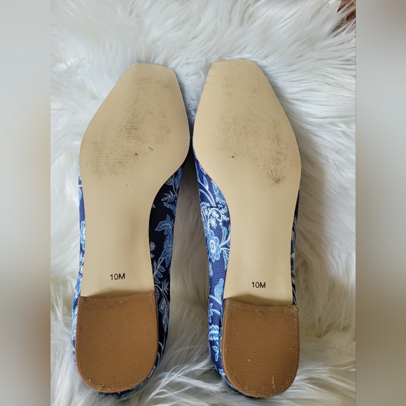 Talbots size 10 India Ink Multi Sutton Buckle - Picture 3 of 7